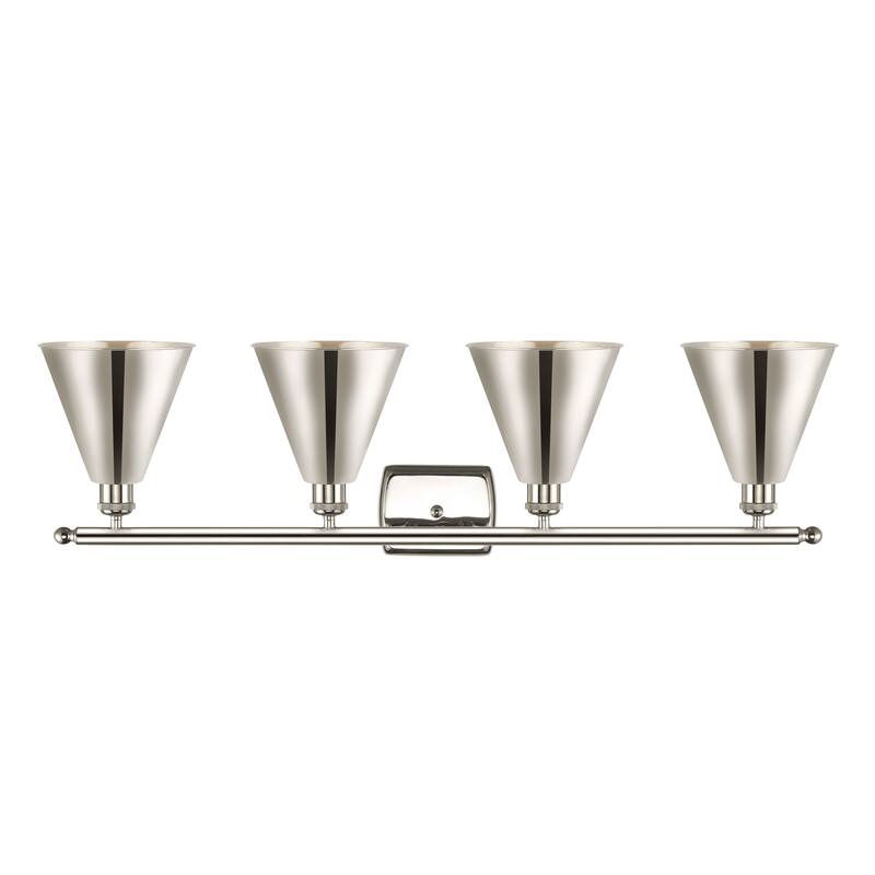 Innovations Lighting Ballston Cone - 4 Light 38" Bath Vanity Light