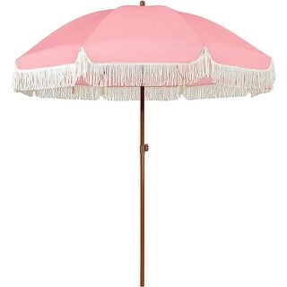 7ft Patio Umbrella with Outdoor Umbrella,Pink - Bed Bath &amp; Beyond ...
