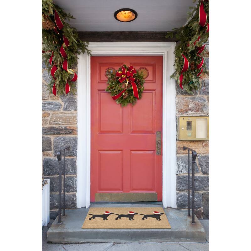 Liora Manne Merry Labs Outdoor Rug - 1'8" x 2'6" - Neutral