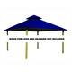14 ft. sq. ACACIA Gazebo Roof Framing and Mounting Kit - 14X14 - Classic Royal