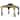 12 ft. x 12 ft. Double Roof Hardtop Wood Grain Aluminum Patio Gazebo with Netting and Curtains