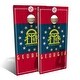 preview thumbnail 1 of 6, Georgia State Flag 2 Outdoor Cornhole Board Set Backyard 2x4 - Include Carrying Case
