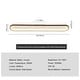 preview thumbnail 5 of 13, Modern Farmhouse Oval Long LED Semi-flush Mount For Kitchen - 38.2 in