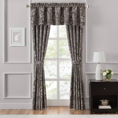 Rose Tree Cecilia Floral Lined Panel Pair Drapes