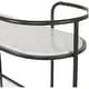 preview thumbnail 4 of 5, Uttermost 25174 Trolley Bar 14" Wide Marble Top and Iron, Marble, and