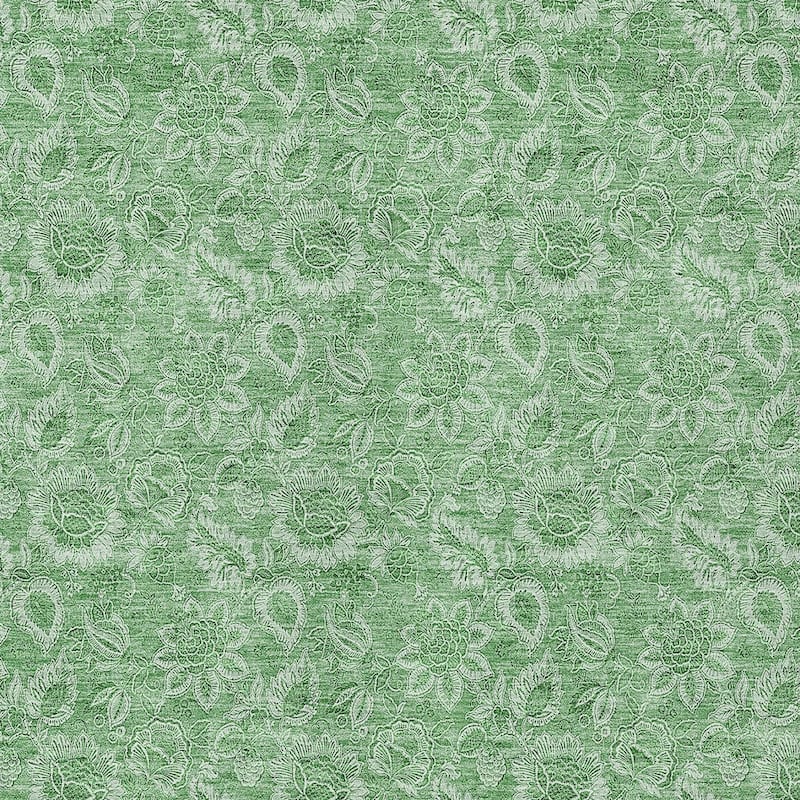 HomeRoots Floral Transitional Rectangle Outdoor Rug