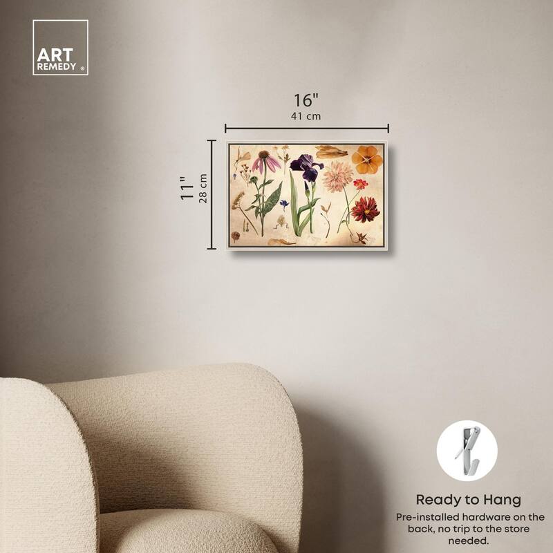 Floral Selection II Canvas by Art Remedy
