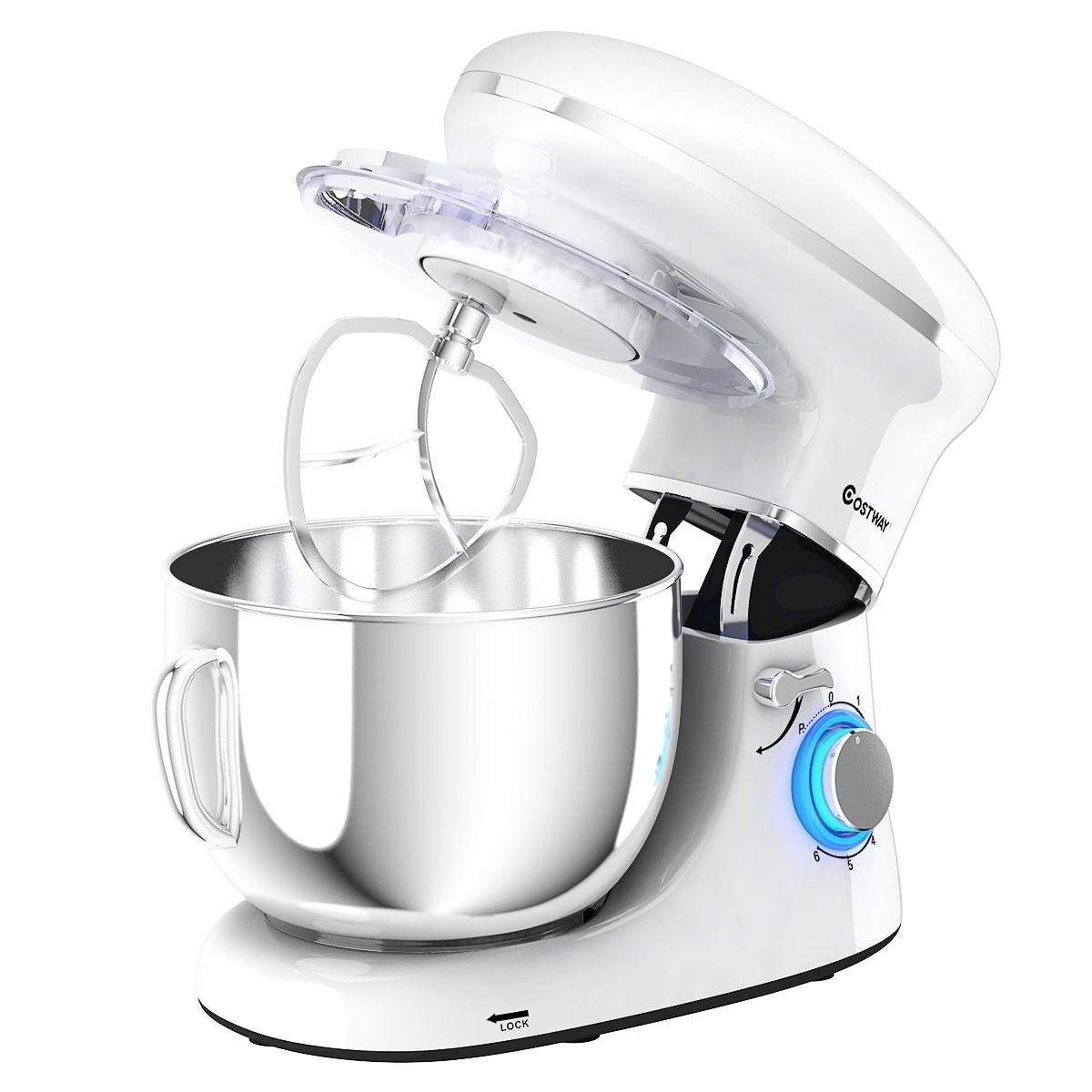 Instant Pot Instant Stand Mixer,400W 6-Speed Lightweight Electric  Mixer,6.3-Qt Stainless Steel Bowl with Handle,From the Makers of Instant