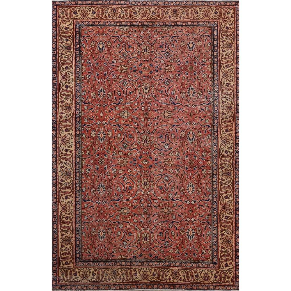Vegetable Dye Anatolian Turkish Foyer Size Area Rug Wool Hand Knotted 3 8 X 7 0 3 8 X 7 0 Rust From Overstock Com Ibt Shop
