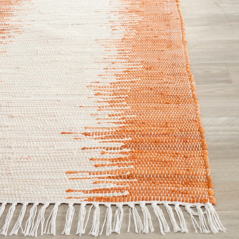 SAFAVIEH Handmade Flatweave Montauk Camille Casual Cotton Rug