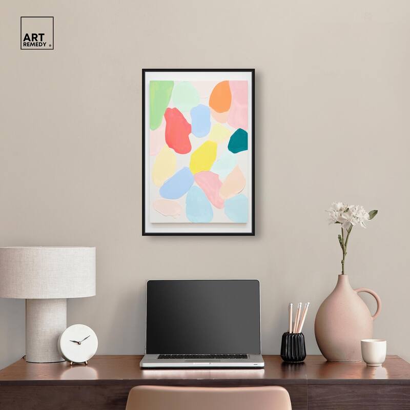 Sorbet Smudges II Canvas by Art Remedy