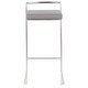 preview thumbnail 17 of 51, Silver Orchid Forrest Stackable Stainless Steel Bar Stool (Set of 2) - N/A Grey Faux Leather