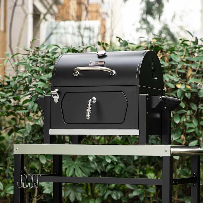 Royal Gourmet Portable Charcoal Grill with Side Handles
