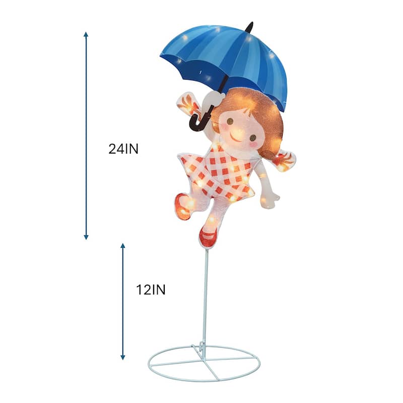 36" Rudolph 2D PreLit LED Misfit Doll