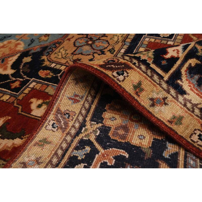 ECARPETGALLERY Hand-knotted Jules Sultane Dark Copper Wool Rug - 7'11 x 10'0