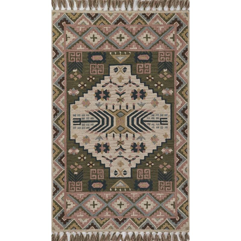 Momeni Tahoe Hand Tufted Wool Geometric Area Rug