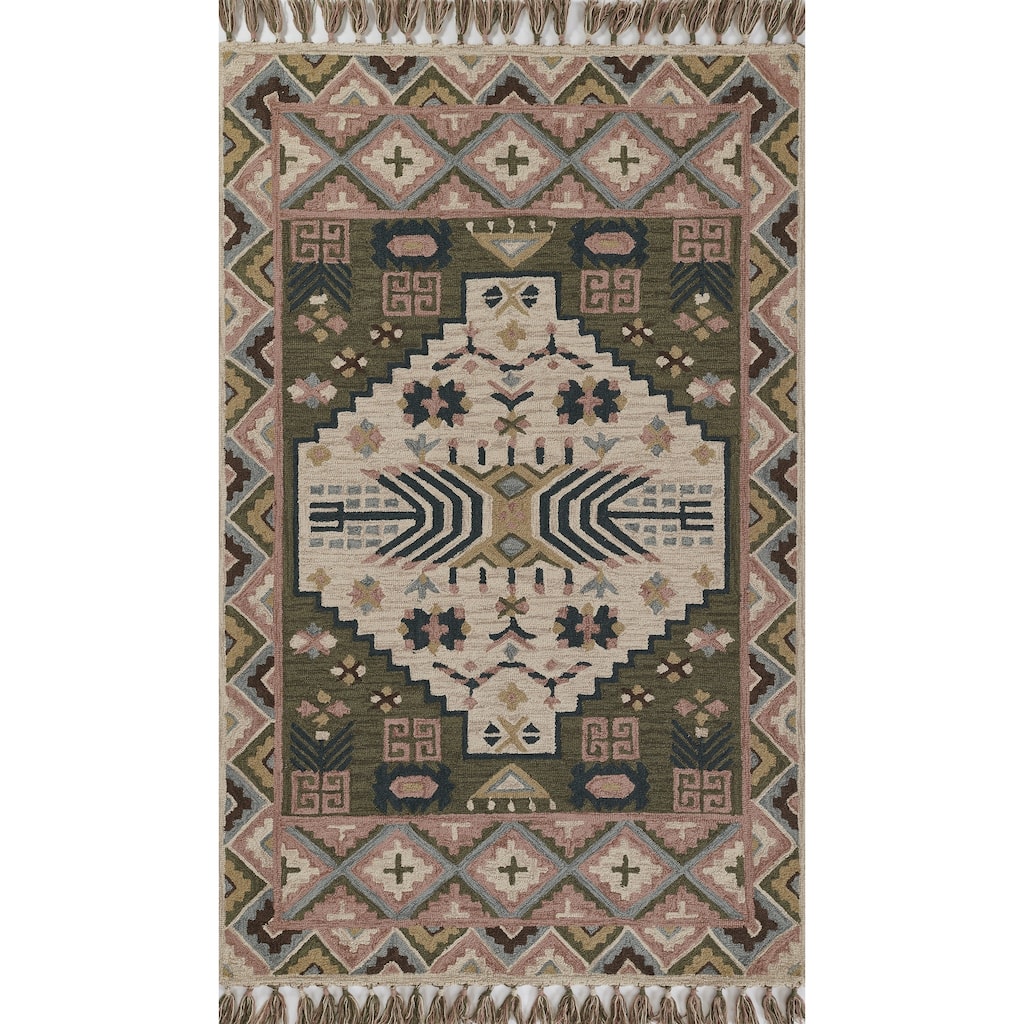 Momeni Tahoe Hand Tufted Wool Geometric Area Rug