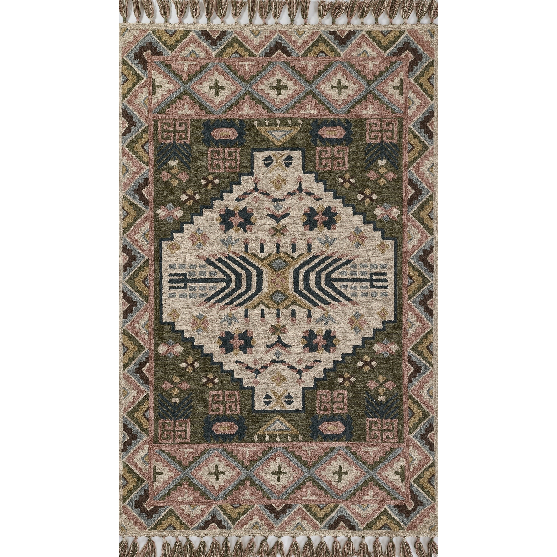 Momeni Tahoe Hand Tufted Wool Geometric Area Rug