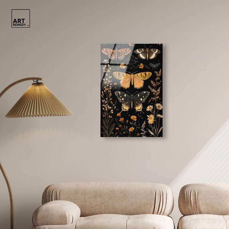 Winged Visitors II Acrylic by Art Remedy, Ready to Hang