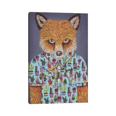iCanvas "Martin's Succulent Shirt" by Marisa Ray Canvas Print