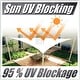 preview thumbnail 3 of 34, ColourTreeUSA Rectangle Sun Shade Sail HDPE Mesh Fabric Screen Canopy UV Block 190 GSM