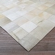 preview thumbnail 13 of 17, Handmade Couristan Chalet Tile Cowhide Leather Area Rug