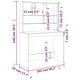 preview thumbnail 19 of 21, vidaXL Desk Engineered wood 40.2 x 17.7 x 58.3 in Desk