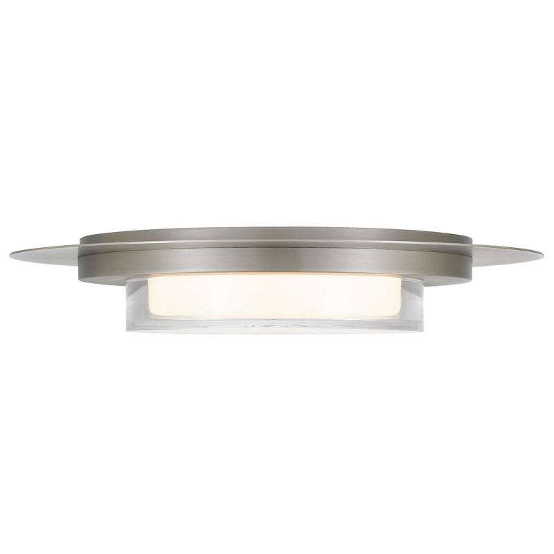 16 inch Square Chrome Integrated LED Flush Mount