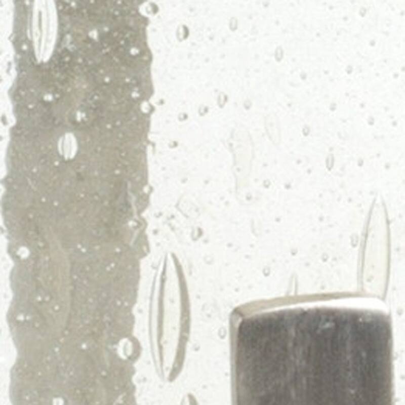 HomeRoots 6" Silver Flameless Tabletop Hurricane Candle Holder - 12