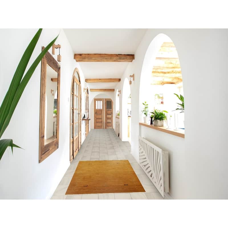 Little Animals Yellow Gabbeh Indian Rug Handmade Wool Carpet - 2'10" x 4'10"