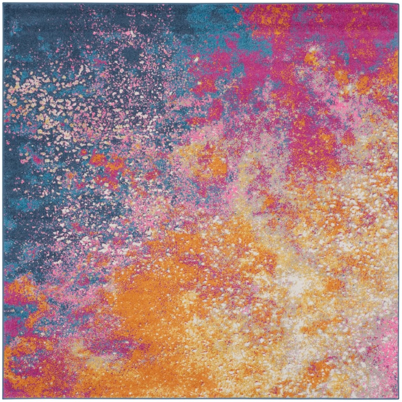 Nourison Passion Colorful Modern Abstract Area Rug
