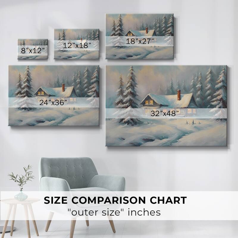 Vintage Landscape -CLXXX -Gallery Wrapped Canvas