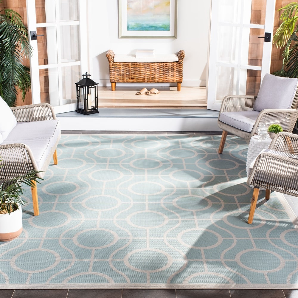 SAFAVIEH Courtyard Joline Indoor/ Outdoor Waterproof Patio Backyard Rug