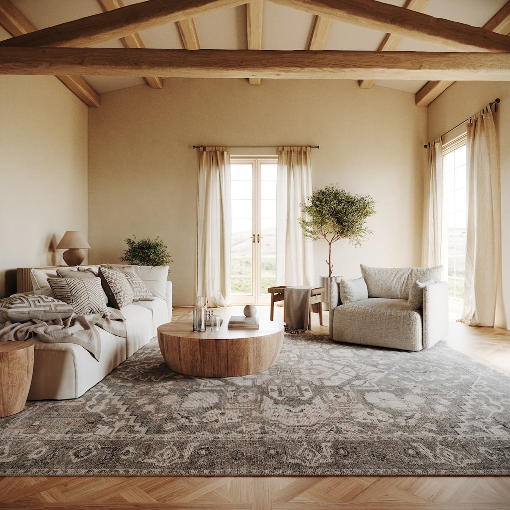 Nuloom Sorinelle Vintage & Distressed Washable Rug