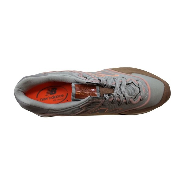 new balance 574 brown orange