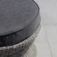 preview thumbnail 9 of 9, Martha Stewart Hudson II Wicker Outdoor Daybed with Grey Cushion