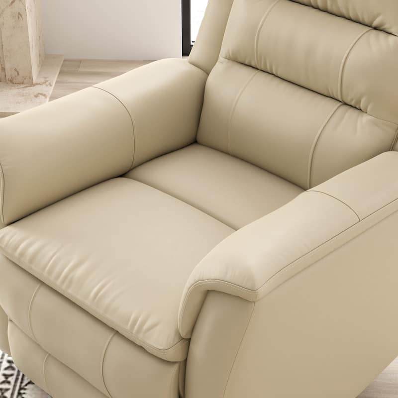 Swivel Glider Recliner With Manual Footrest In Madras
