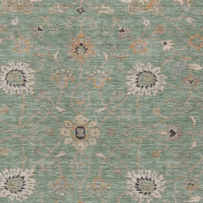 HomeRoots Floral Traditional Rectangle Outdoor Rug
