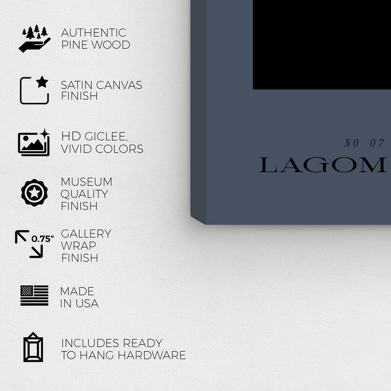 Wynwood Studio Canvas Advertising Lagom Life Woman Back Brown and Light Brown Modern & Contemporary Wall Art Canvas Print
