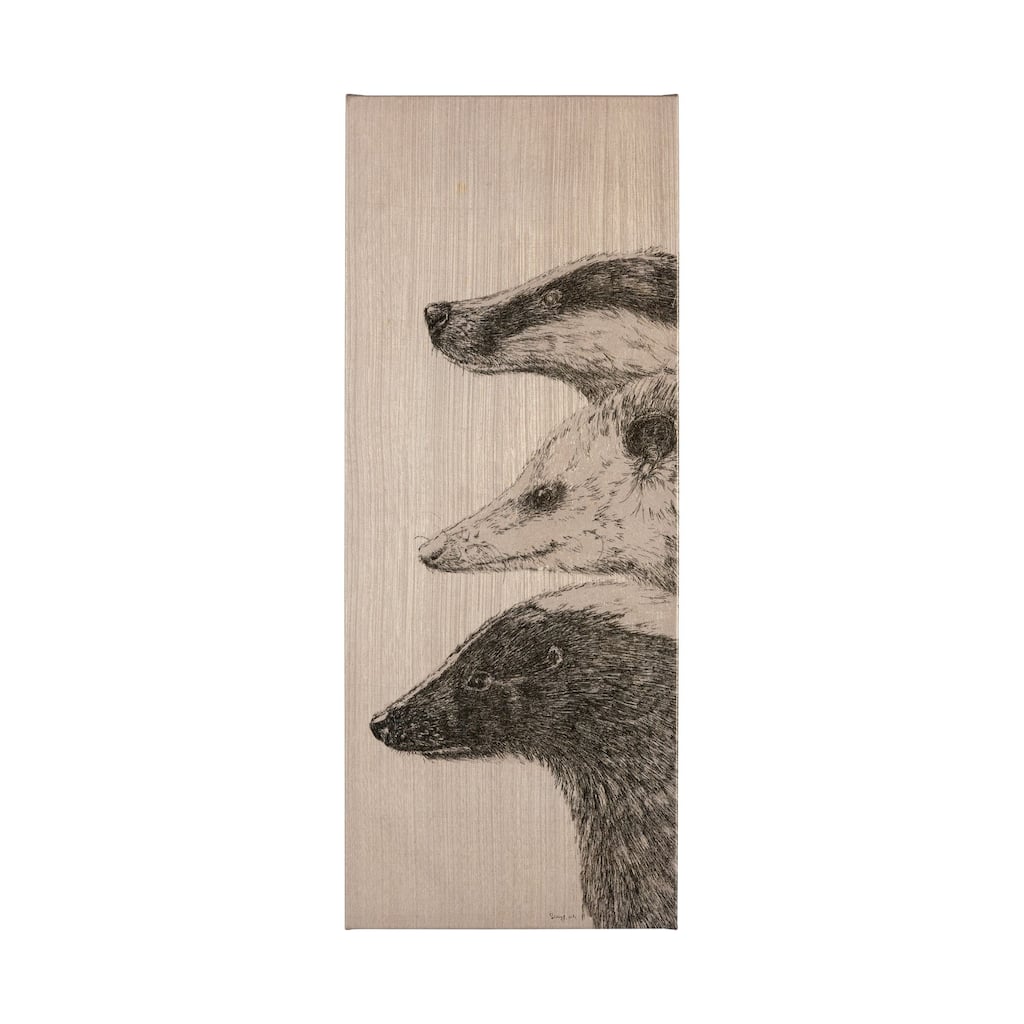 Three is a Crowd I (26 x 65) Canvas Art Print