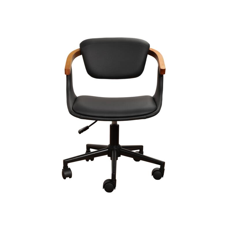 Art Leon Swivel and Height Adjustable Home Office Desk Chair with Rolling