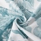 preview thumbnail 6 of 7, Lush Decor Bird And Hydrangea Toile Teal Shower Curtain