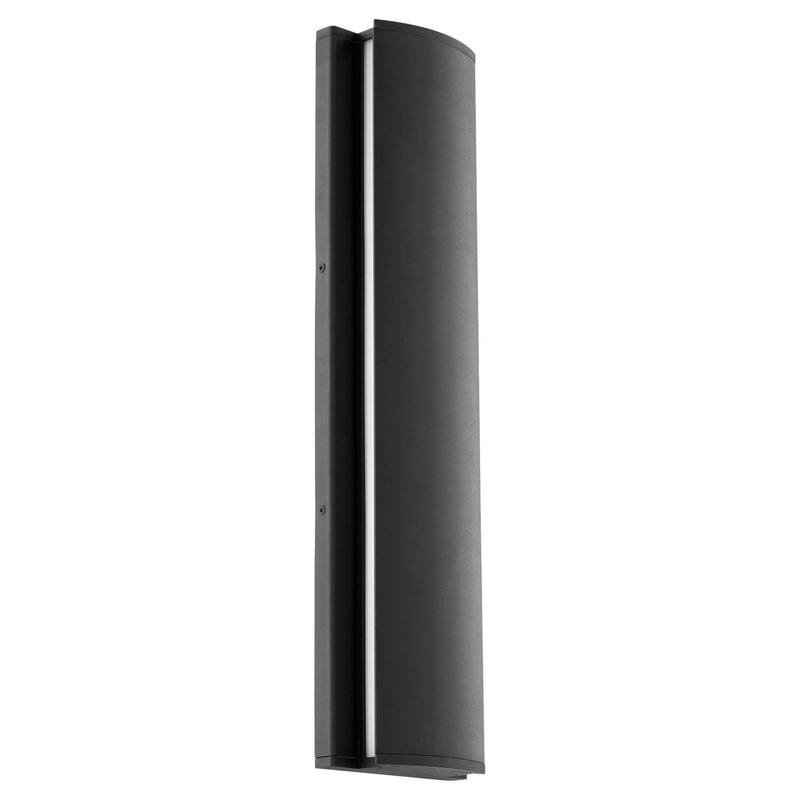 Quorum International 917-24 Artemis 24" Tall Outdoor Wall Sconce - Textured Black