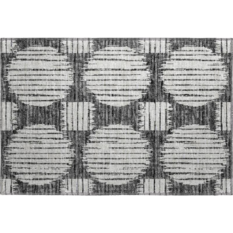 Premium Washable Super Soft Contemporary Geo Mayfield Rug