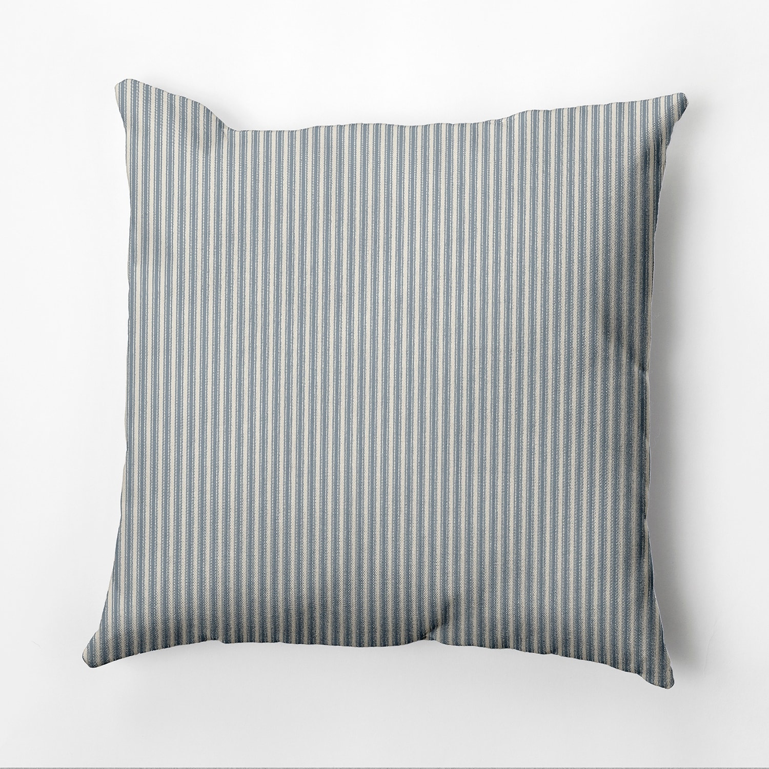 E by Design Ticking Stripe Outdoor Pillow O5PS1124BL44 16