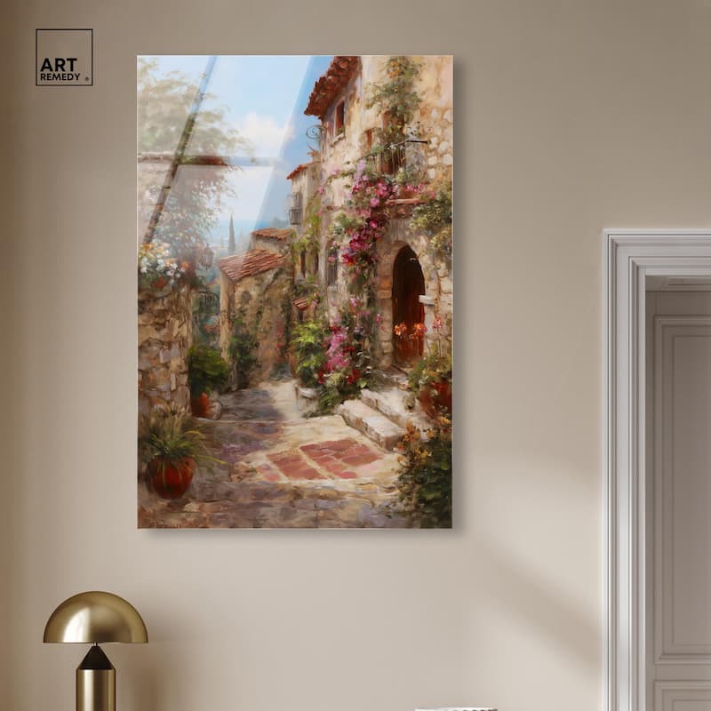 Mediterranean Charm I Acrylic by Art Remedy, Ready to Hang