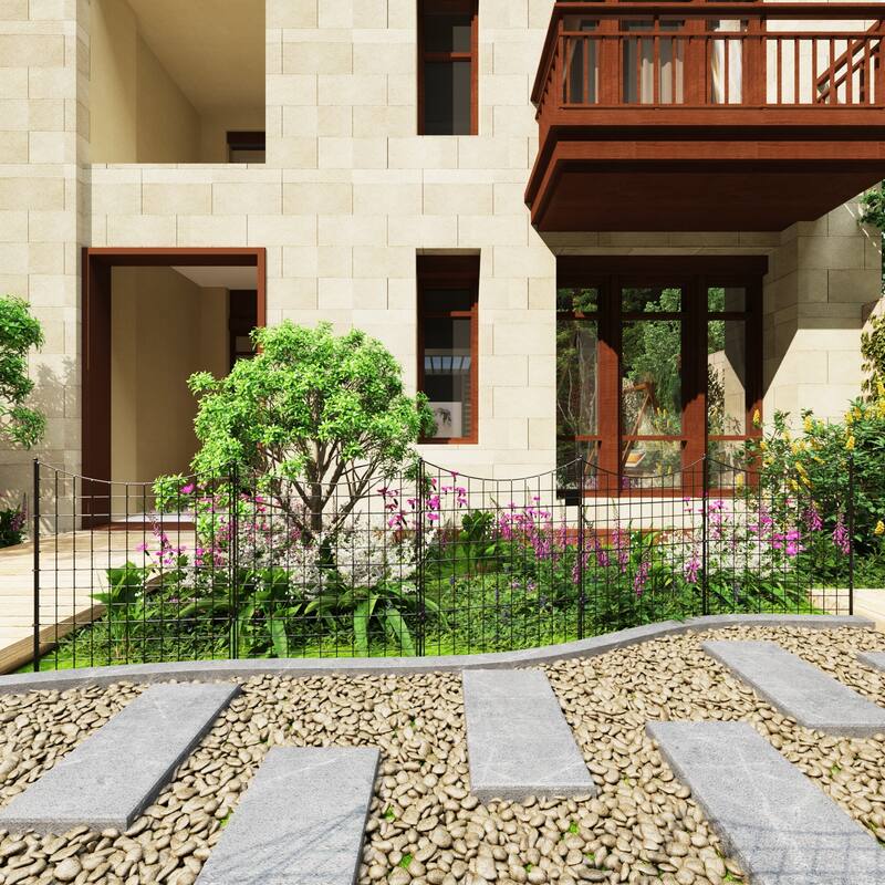 Landscape Wrought Wire Border Folding Patio Fences Flower Bed Fencing