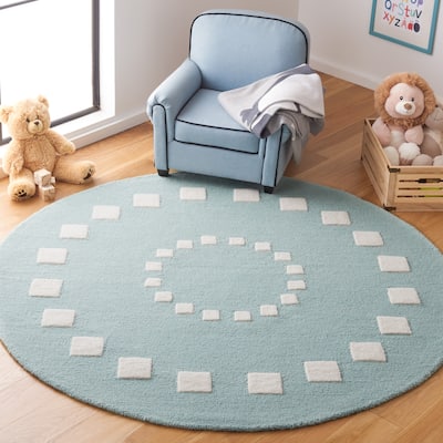 SAFAVIEH, Handmade Kids Kassidy Geometric Wool Rug