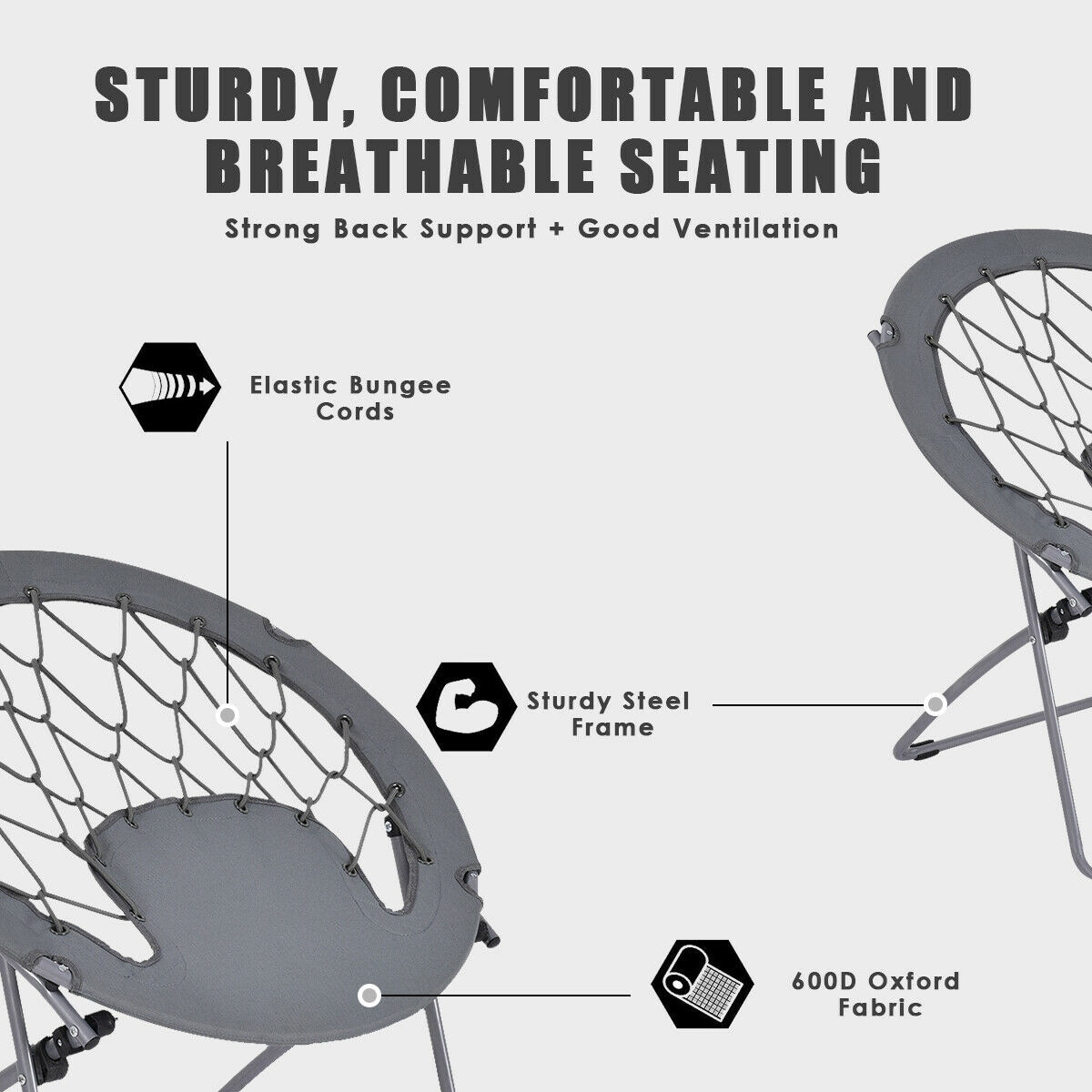 Bunjo bungee chair on sale camouflage