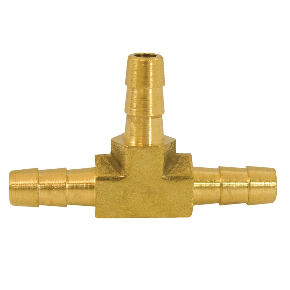 Jones Stephens G24004 *CVR* 1/4 ID BRS HOSE BARB TEE